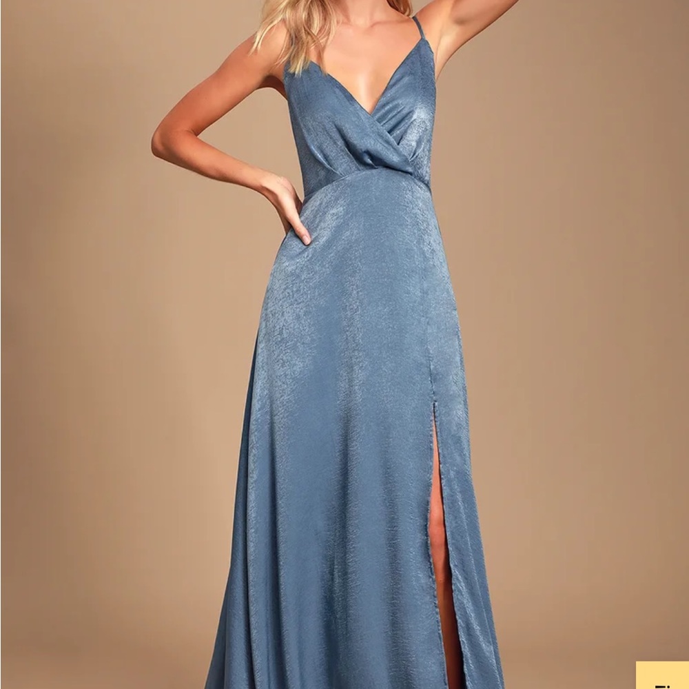 Brand new, never worn lulus floor length dress